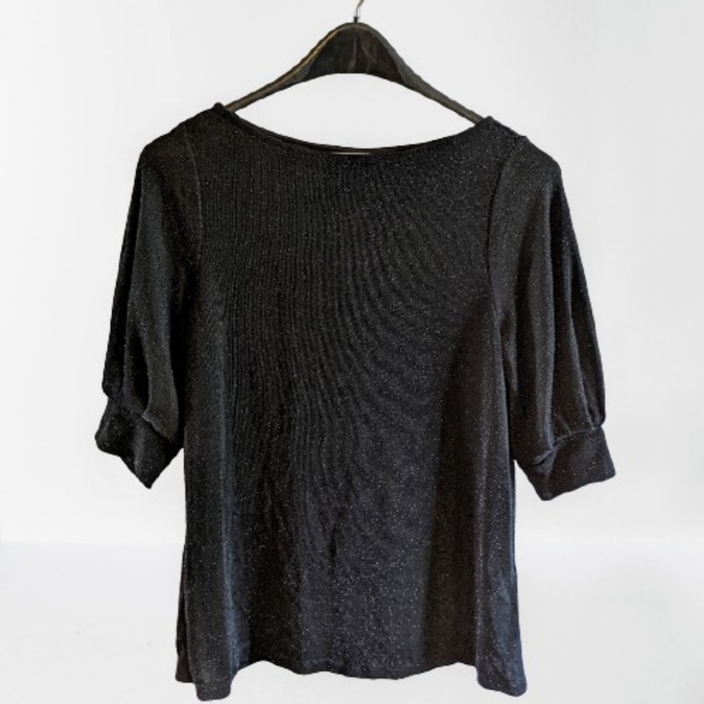 3/$21 4/$25 Sale - NWT H&M Black Sparkle Blouse